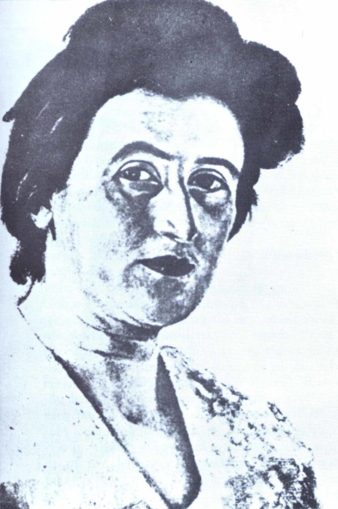 Autorretrato de Rosa Luxemburgo